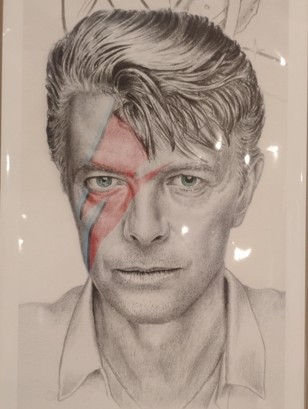 David Bowie Jeffrey St. Romain Giclee Print